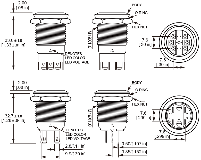 L19 Anti vandal switch