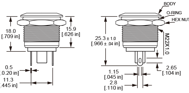 V19 Anti vandal switch