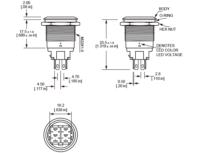 L22T Anti vandal switch