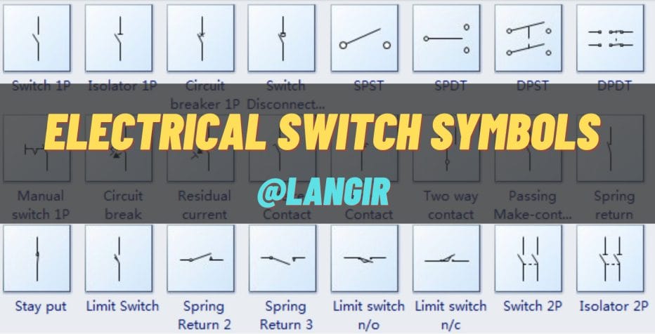 dpdt switch schematic symbol