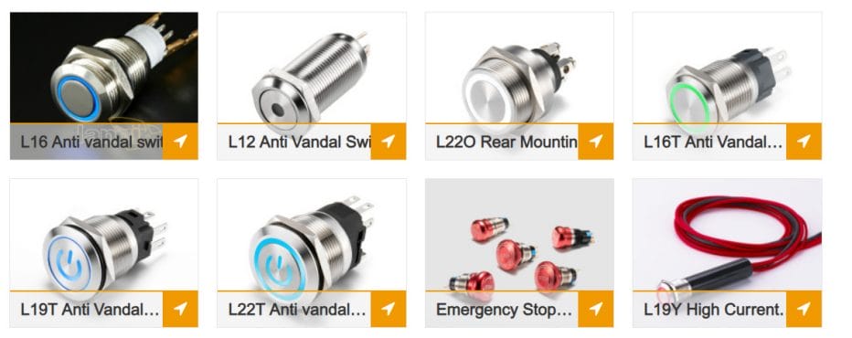 Push Button Push Buttons, Electrical Accessories