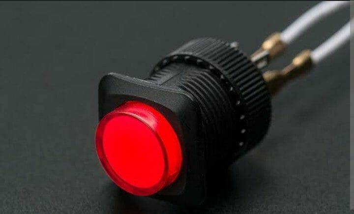 Illuminated or LED Momentary Push Button Switch
