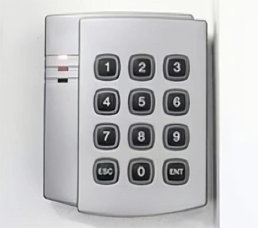 Number keypad shop door lock