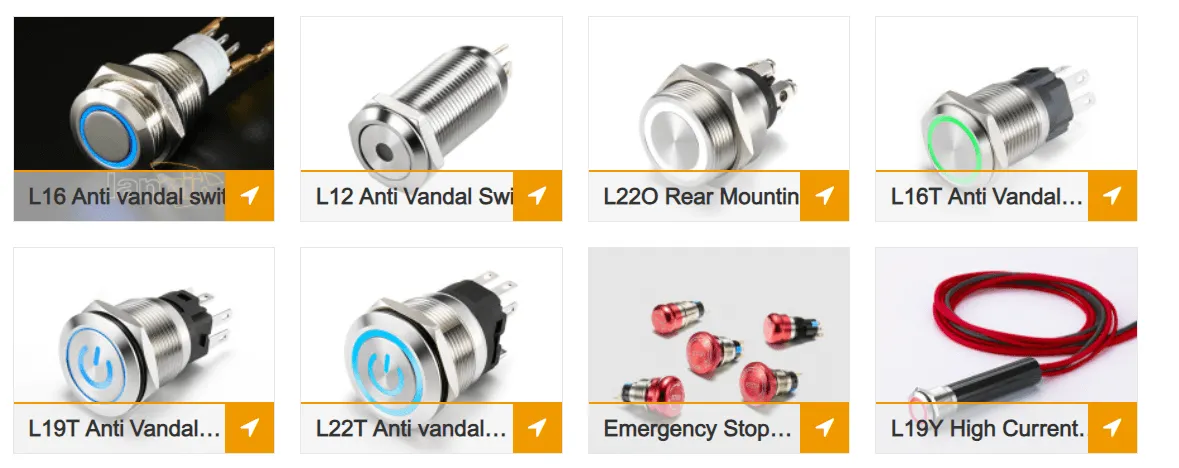 De LED-verlichting van de drukknop configureren
